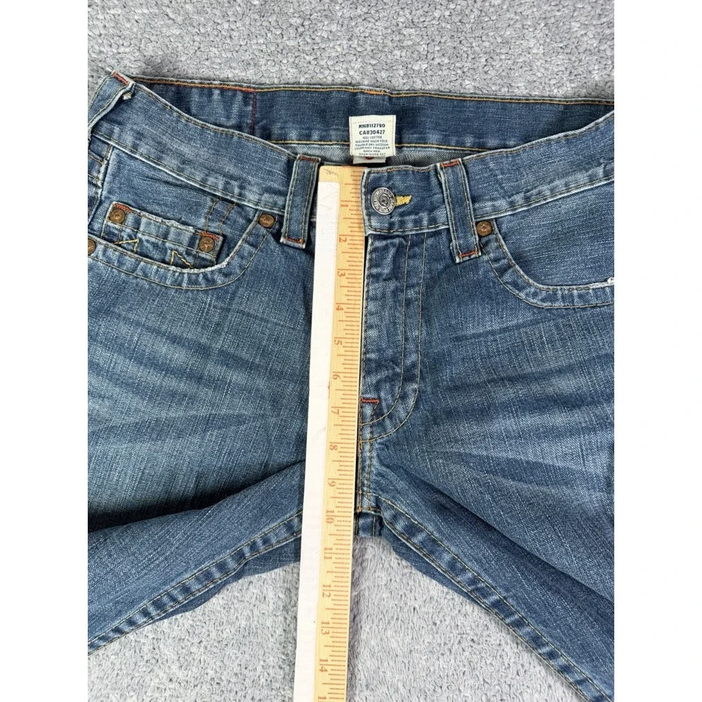 Vintage RARE True Religion Jeans Men 35x31 Bobby Embroidered Pocket Y2K USA Made
